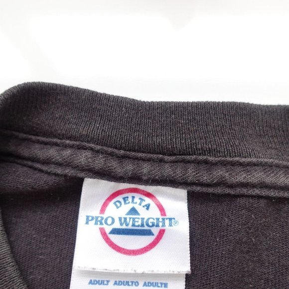 Delta T Shirt Adult Medium Black Cotton Barack Obama One Love Concrete Roots Y2K - Picture 6 of 8